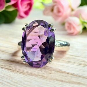 💜Amethyst💜Sterling💜Silver💜Ring (7)